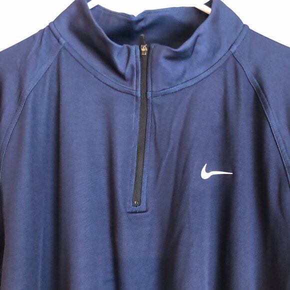 Nike FD5833-410 Men's 2XL XXL Golf Tour Dri-FIT ADV 1/4 Zip LS Long Sleeve Top - Picture 9 of 10